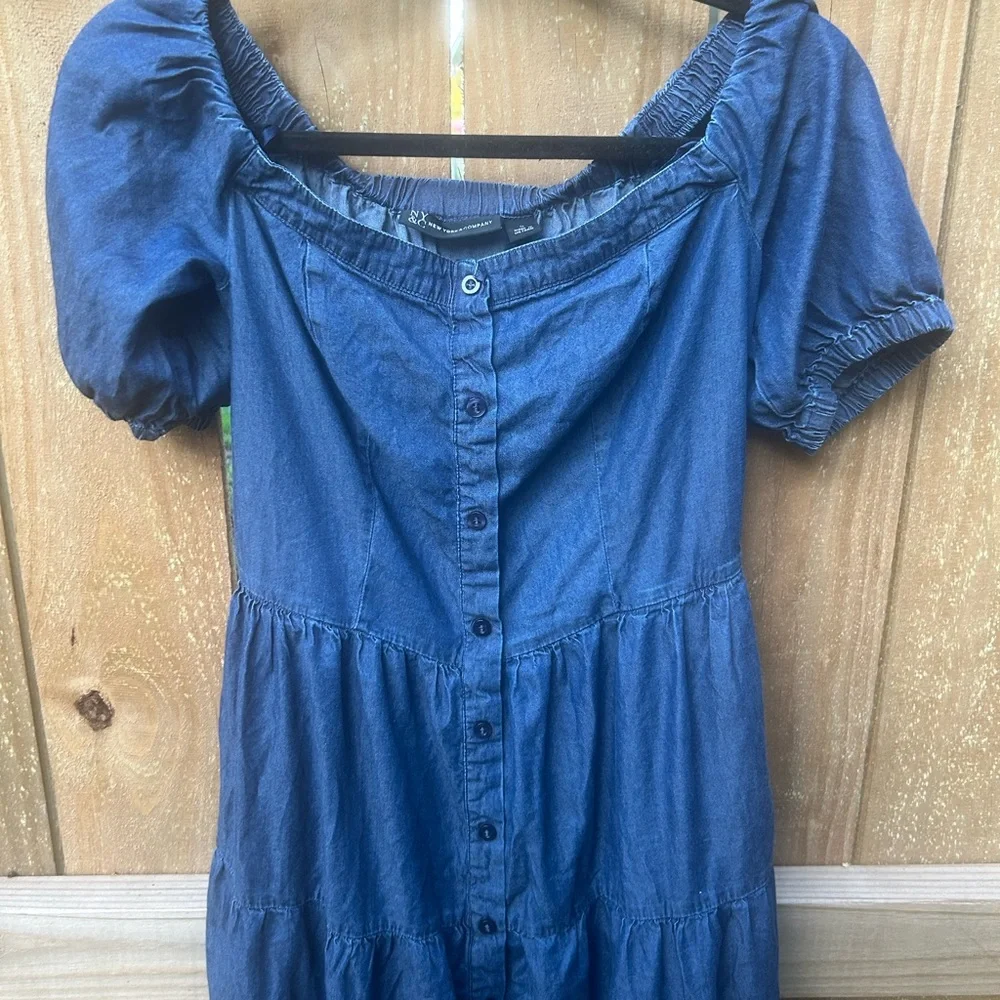 New York & Company Navy Maxi Dress size small - Picture 4 of 8
